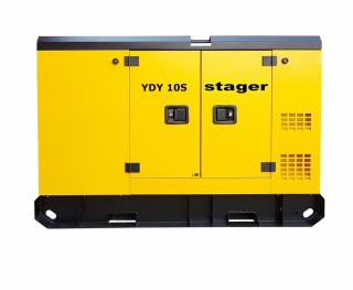 Generator insonorizat Stager YDY10S 1158000010S diesel monofazat 9kW, 37A, 1500rpm