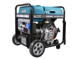 Generator inverter diesel Koenner  Soehnen KS 6100iDÐ  ATSR, 5.5 kw, pornire electrica