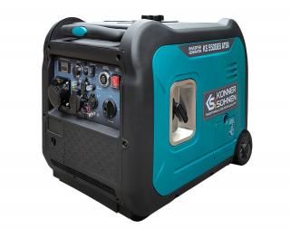 Generator invertor Konner  Sohnen KS 5500iES ATSR, 5.5 kW, benzina, 9.5 cp, 1х16А, 1х32А, motor KS 330i, consum redus, LED display