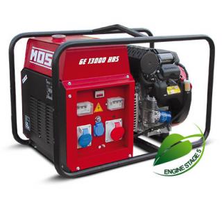 Generator Mosa GE 13000 HBS - AVR,  10,4 kW, trifazat, benzina, motor Honda GX630