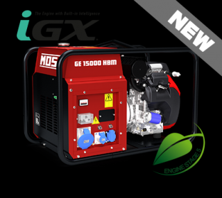 Generator Mosa GE 15000 HBM - AVR,  12,6 kW, monofazat, benzina, motor Honda i-GX800