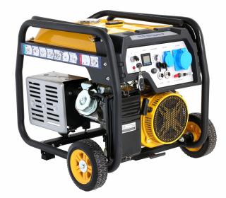 Generator open frame Stager FD 6500ER Automatic G2 5160026500 5.5 kW, monofazat, benzina, pornire electrica, bobinaj cupru 100%, telecomanda, conector ATS, conector invertor solar