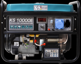 Generator pe benzina Konner  Sohnen KS 10000E 8 kw, monofazat, pornire electrica