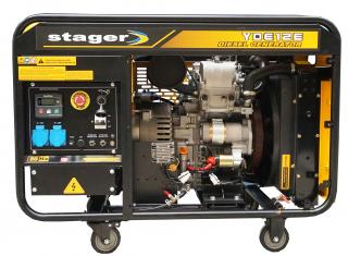 Generator Stager YDE12E 1158000012E  open frame 10kW, monofazat, diesel, pornire la cheie