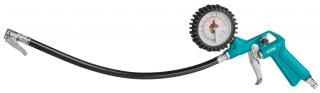 PISTOL DE AER CU MANOMETRU PENTRU UMFLARE ANVELOPE   PNEURI  TOTAL TAT11601 12 BAR