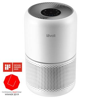 Purificator de aer Levoit Core 300,  filtru true HEPA, carbon activ, super silent, filtrare 99.97%, 100% fara ozon, touch screen, alb