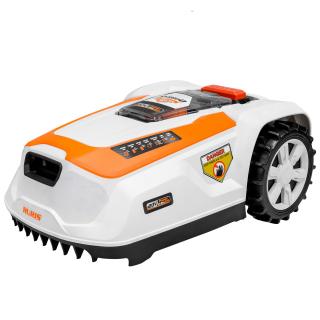 Robot de Tuns Gazon RURIS RXR 800, Li-ion 20V, 20Ah,  latime taiere 180mm, inaltime 25-60mm, suprafata 800mp