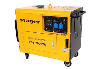Stager YDE7000TD Generator insonorizat diesel monofazat 5kW, 20A, 3000rpm