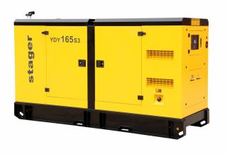 Stager YDY165S3 Generator insonorizat 165kVA, 217A, 1500rpm, trifazat, diesel