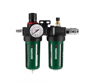 Unitate de Revizie pentru Aer Comprimat Parkside PDWE 8 C3 ,   Reglaj, Filtrare si Lubrifiere 3 in 1