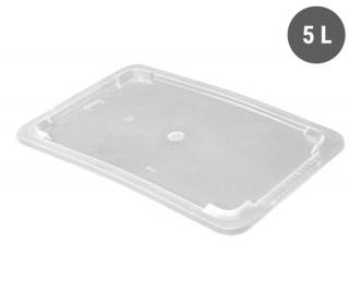Capac Din Plastic Transparent Pentru Recipiente 5L