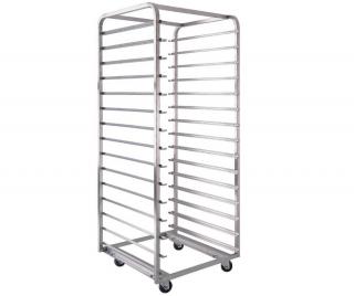 Carucior inox transport tavi 40x60cm - AC0897