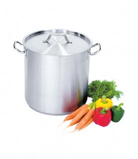 Oala inalta din inox satinat cu capac 36.6L