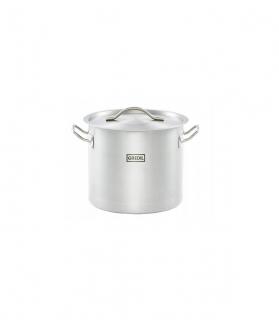 Oala profesionala Inalta din inox cu capac, 15.4L - ST011285