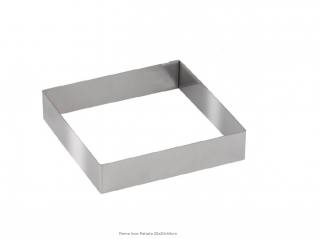 Rama Inox Patrata 20x20xh5cm - AC1255