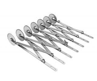 Taietor aluat extensibil cu 7 role zimtate - 153210