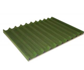 Tava aluminiu perforat si teflonat baghete 60x80 - 10 canale transversale
