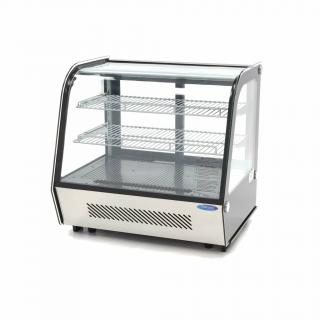 Vitrina frigorifica inox 120 lt