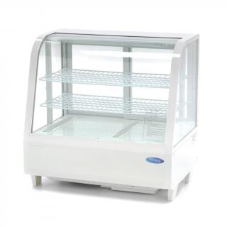 Vitrina frigorifica pentru patiserie alba, 100 L