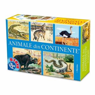 ANIMALE DIN CONTINENTE- CLASIC - JOC COLECTIV DE CALCUL SI PERSPICACITATE