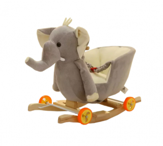 Balansoar,2 in 1,Functie de mergator,elefant gri