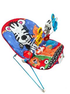 Balansoar, pentru bebe, Bubu-Still, model animalute, multifunctional cu vibratii, multicolor, 12 melodii