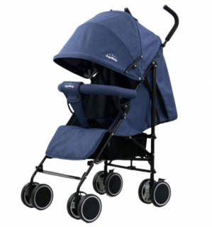 Carucior sport tip umbrela Sage Baby, roti duble, pozitie somn, varsta 6-36 luni, albastru