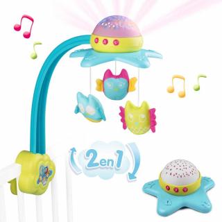 Carusel muzical Smoby Cotoons Star 2 in 1