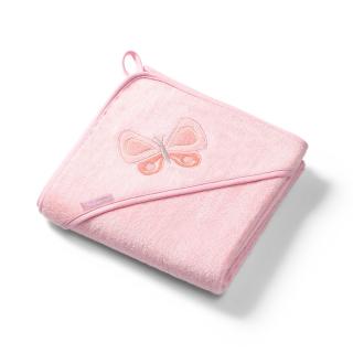 Prosop fibra bambus roz 100 X 100 cm Babyono
