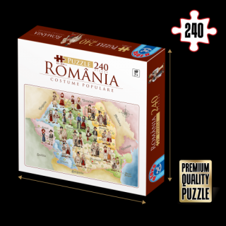 PUZZLE 240 - ROMANIA - COSTUME POPULARE