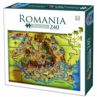 PUZZLE 240 - ROMANIA - TARA TURISMULUI