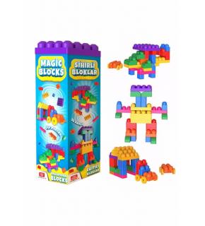 Set 38 piese tip lego, multicolore