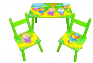 Set masuta cu scaunele, 59x39x40 cm