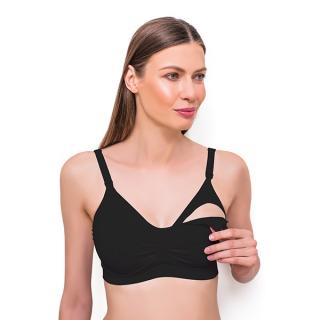 Sutien alaptat mame, negru Babyono cupa C 70-75 CM - 506 21