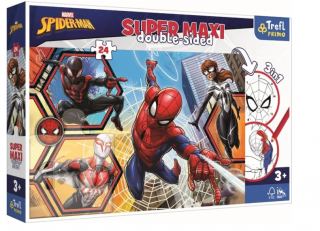 Trefl, Spider-Man, Super Maxi, puzzle, 24 piese