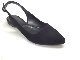 Balerini decupati din piele Black Velvet Lia, 38