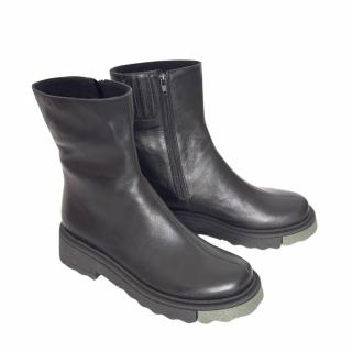 Ghete dama din piele naturala cu talpa extralight Arina Black