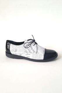 Pantofi din piele Oxford Pam Paper