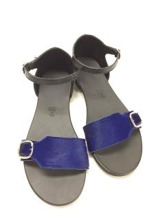 Sandale de dama din piele Ada Pony Blue