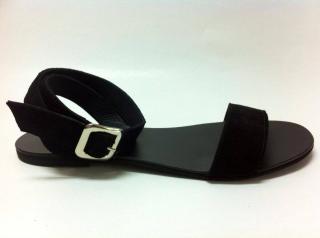 Sandale de dama din piele Black Velvet