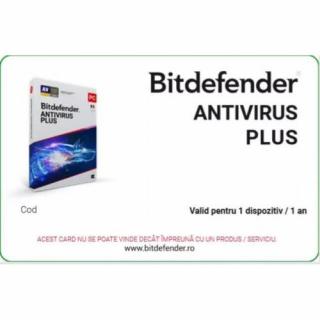 Bitdefender Antivirus Plus 2020, 1users 1year, scratch card, Base Retail AV01ZZCSN1201HEN