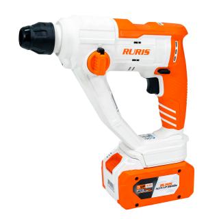 Ciocan rotopercutor pe acumulator RURIS RMX1210, 20 V, 900 RPM, 25 mm diametru maxim gaurire, 5100 BPM, 1.5J, fara acumulator incarcator  1210rmx2024