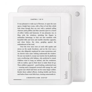 E-Book Reader Kobo Libra 2, Ecran e-ink 7   HD, 300ppi, Procesor 1 GHz, 32GB, Wi-Fi, Bluetooth, Waterproof IPX8 (Alb), N418-KU-WH-K-EP