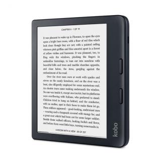 E-Book Reader Kobo Libra 2, Ecran e-ink 7   HD, 300ppi, Procesor 1 GHz, 32GB, Wi-Fi, Bluetooth, Waterproof IPX8 (Negru), N418-KU-BK-K-EP