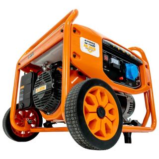 Generator Ruris r-power GE7000, 13 CP, 6500 W, 420 CC, 4 timpi, 2 prize, 220 V, AVR, pornire manuala, voltmetru analogic, 28 l capacitate rezervor, benzina,7000ge2022
