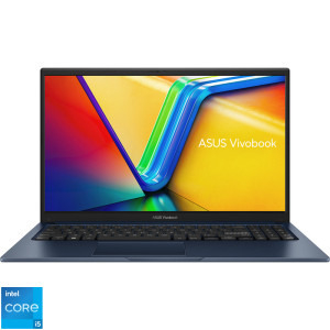 Laptop ASUS Vivobook 15 X1504ZA-BQ028,15.6 inch, Intel Core i5-1235U, 4.7 GHz, 12 MB cache, 15 W, 8 GB RAM, 512 GB SSD, Intel Intel Iris Xe Graphics, Free DOS