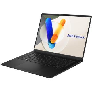 Laptop ASUS Vivobook S 14 OLED M5406NA cu procesor AMD Ryzen,   5 7535HS pana la 4.55GHz, 14.0  , WUXGA, 60Hz, 16GB LPDDR5X, 512GB SSD, AMD Radeon,   Graphics, No OS, Neutral Black