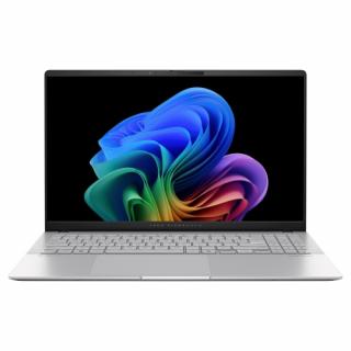 Laptop ASUS Vivobook S 15 OLED S5507QA cu procesor Qualcomm   Snapdragon X Plus X1P 42 100 pana la 3.4GHz, 15.6  , 3K, OLED, 16GB LPDDR5X, 1TB SSD, Qualcomm   Adreno,   GPU, Windows 11 Home, Cool Silver