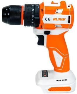 Masina de gaurit insurubat (bormasina) cu percutie pe acumulator Ruris rmx1360, 20 V, 2 viteze, motor brushless, 3000 BPM, 60 Nm, acumulator, incarcator ,1360rma2024