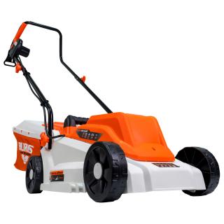 Masina de tuns gazon iarba electrica Ruris RXE1200, putere 1200 W, latime taiere 32 cm, inaltime taiere 25 - 60 mm, 3 trepte de taiere, sac colector 30 l,1200rxe2023